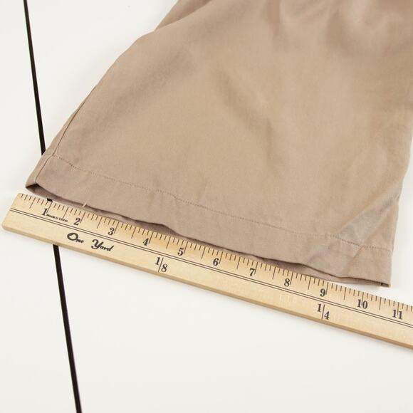 Reformation Tencel Mason Wide Leg Pleated Tan Camel Pants Womens Sz 8 - Picture 8 of 12